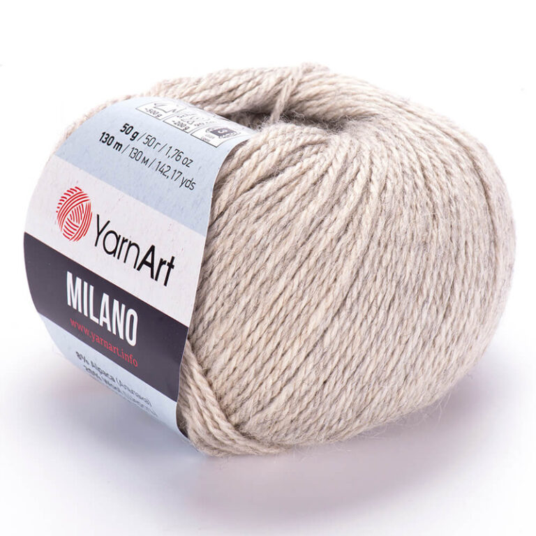 Пряжа для вязания YARNART «MILANO» (№870) Светло-бежевый