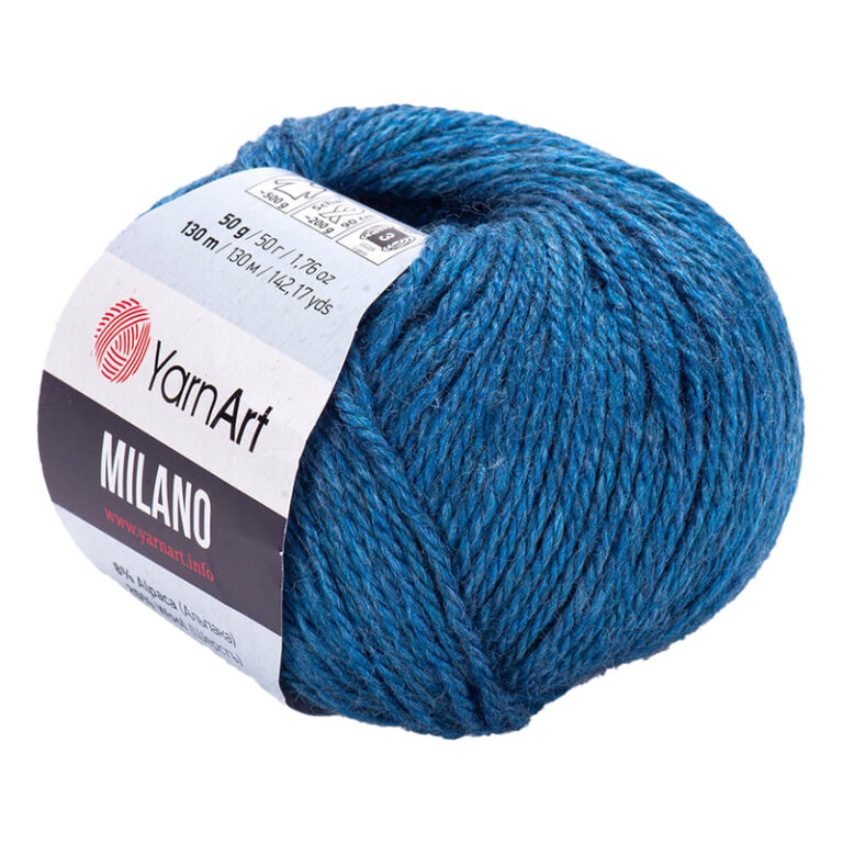 Пряжа для вязания YarnART MILANO (№ 876) Ярко-синий