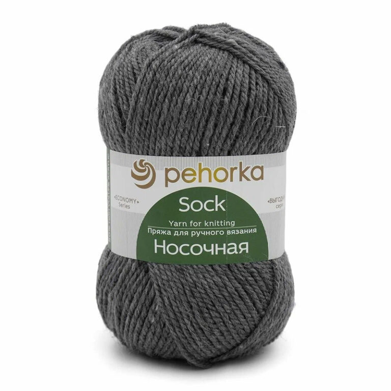 Пряжа для вязания ПЕХОРКА "НОСОЧНАЯ" (№48) Серый