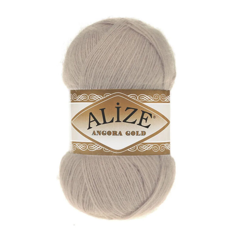 Пряжа для вязания ALIZE "ANGORA GOLD" (№506) Молочный беж