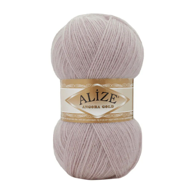 Пряжа для вязания ALIZE "ANGORA GOLD" (№528) Св.лиловый