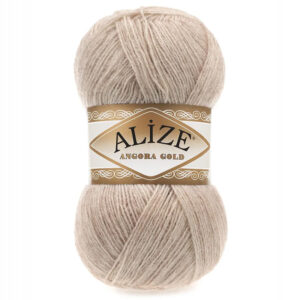 Пряжа для вязания ALIZE "ANGORA GOLD" (№543) Кофе с молоком