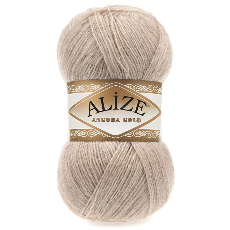 Пряжа для вязания ALIZE "ANGORA GOLD" (№543) Кофе с молоком