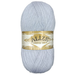 Пряжа для вязания ALIZE "ANGORA GOLD" (№632) Светло-пепельный