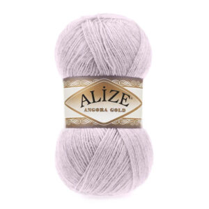 Пряжа для вязания ALIZE "ANGORA GOLD" (№71) Серо-сиреневый