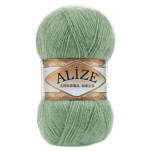 Пряжа для вязания ALIZE "ANGORA GOLD" (№852) Светло-зеленый