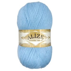 Пряжа для вязания ALIZE "ANGORA GOLD" (№953) Небесно-голубой