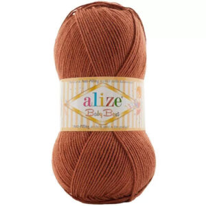 Пряжа для вязания ALIZE "BABY BEST" (№572) Грильяж