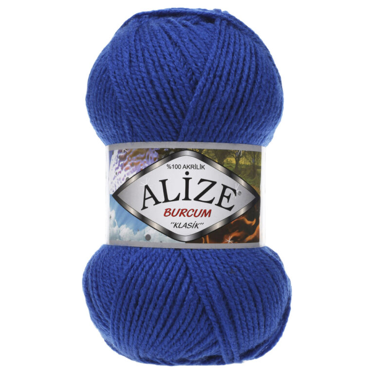 Пряжа для вязания ALIZE "BURCUM KLASIK" (№141) Василек