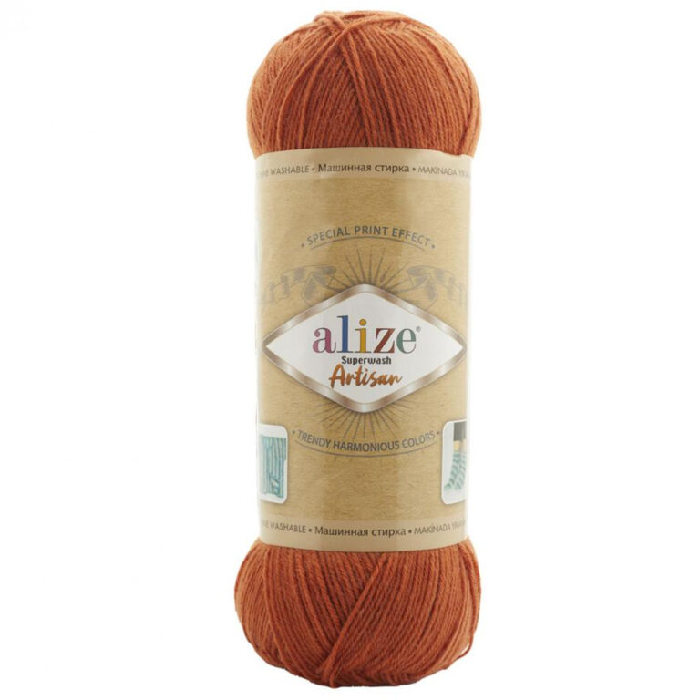 Пряжа для вязания ALIZE "SUPERWASH ARTISAN" (№433) Мармелад