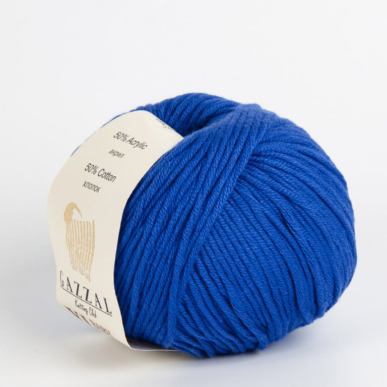 Пряжа для вязания GAZZAL "BABY COTTON XL" (№3421) Синий