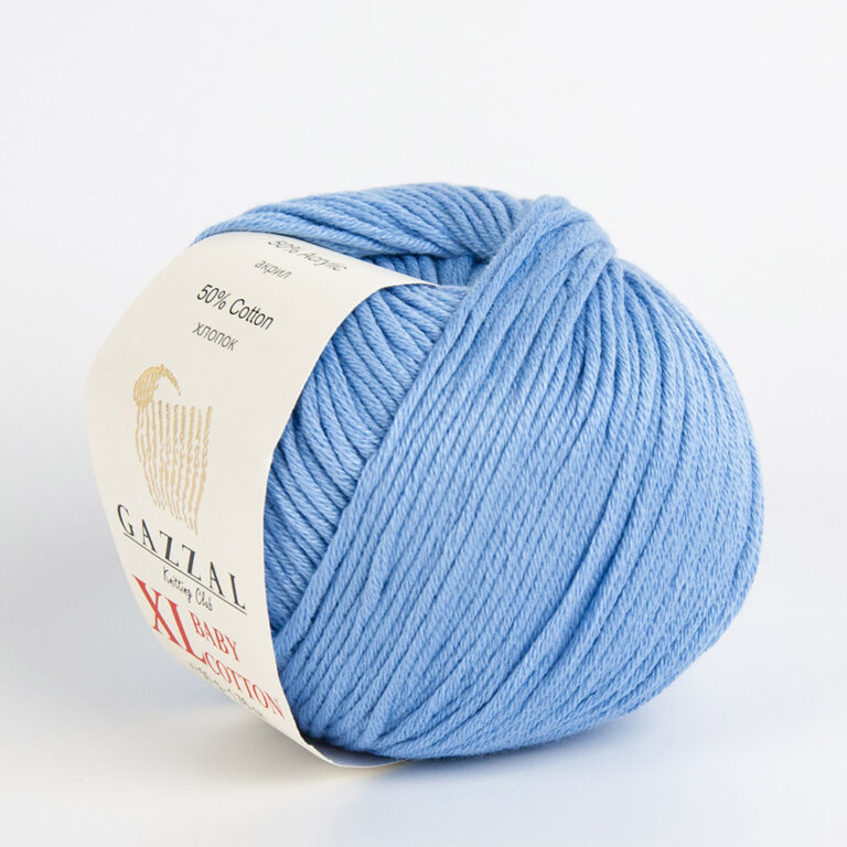 Пряжа для вязания GAZZAL "BABY COTTON XL" (№3423) Джинс
