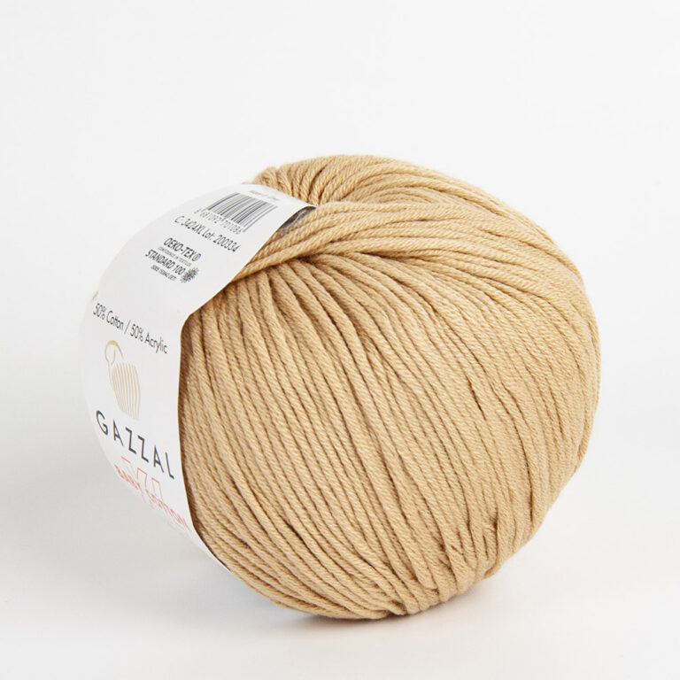 Пряжа для вязания GAZZAL "BABY COTTON XL" (№3424) Бежевый