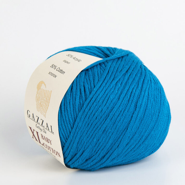 Пряжа для вязания GAZZAL "BABY COTTON XL" (№3428) Бирюзовый