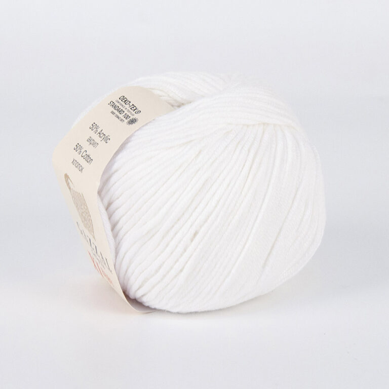 Пряжа для вязания GAZZAL "BABY COTTON XL" (№3432) Белый