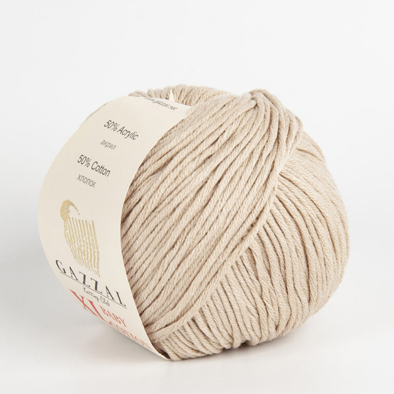 Пряжа для вязания GAZZAL "BABY COTTON XL" (№3446) Натуральный