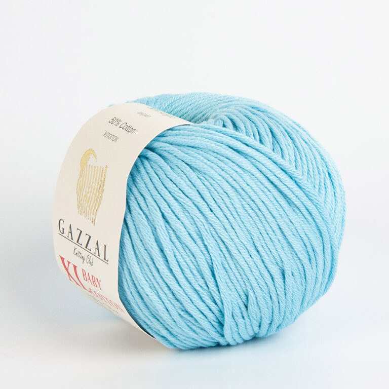 Пряжа для вязания GAZZAL "BABY COTTON XL" (№3451) Бирюзовый