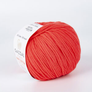 Пряжа для вязания GAZZAL "BABY COTTON XL" (№3458) Яркий коралл