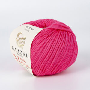 Пряжа для вязания GAZZAL "BABY COTTON XL" (№3461) Малиновый мусс