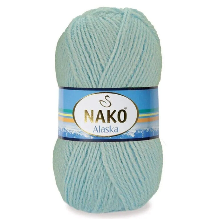 Пряжа для вязания NAKO «ALASKA» (№10471) Дымчато-бирюзовый