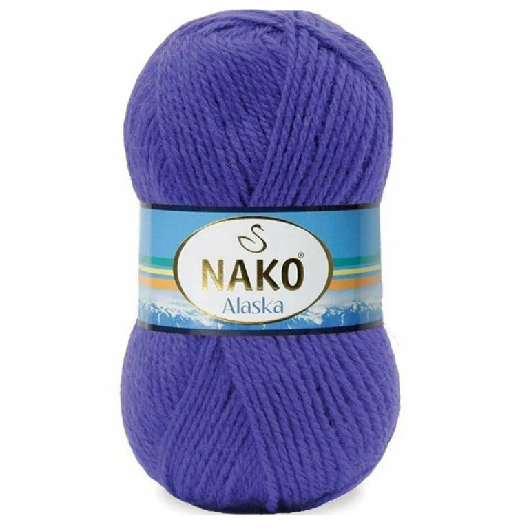 Пряжа для вязания NAKO «ALASKA» (№2594) Фиолет