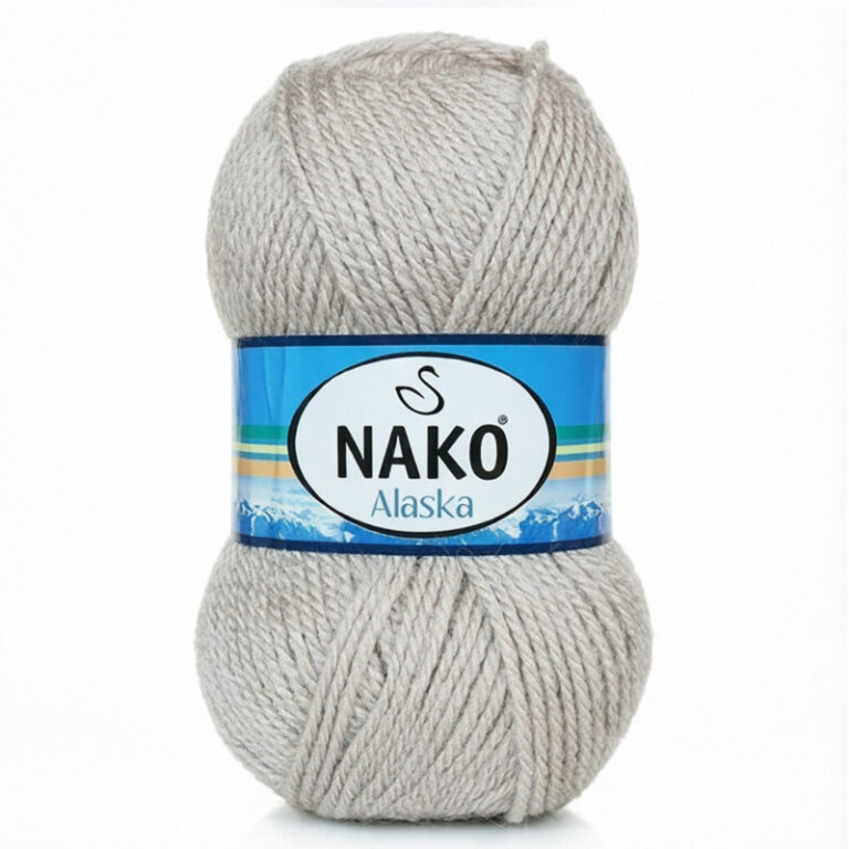 Пряжа для вязания NAKO «ALASKA» (№4770) Св. бежевый
