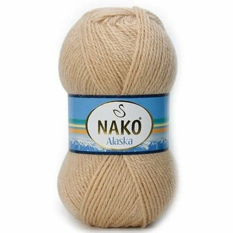Пряжа для вязания NAKO «ALASKA» (№7104 (219)) Светло-бежевый