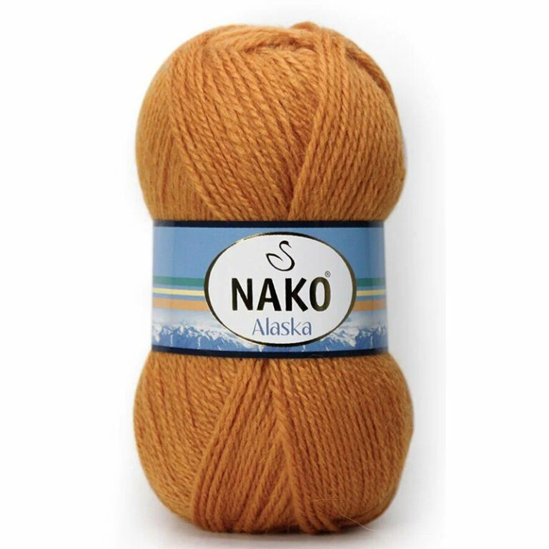 Пряжа для вязания NAKO «ALASKA» (№7105 (5419)) Золото