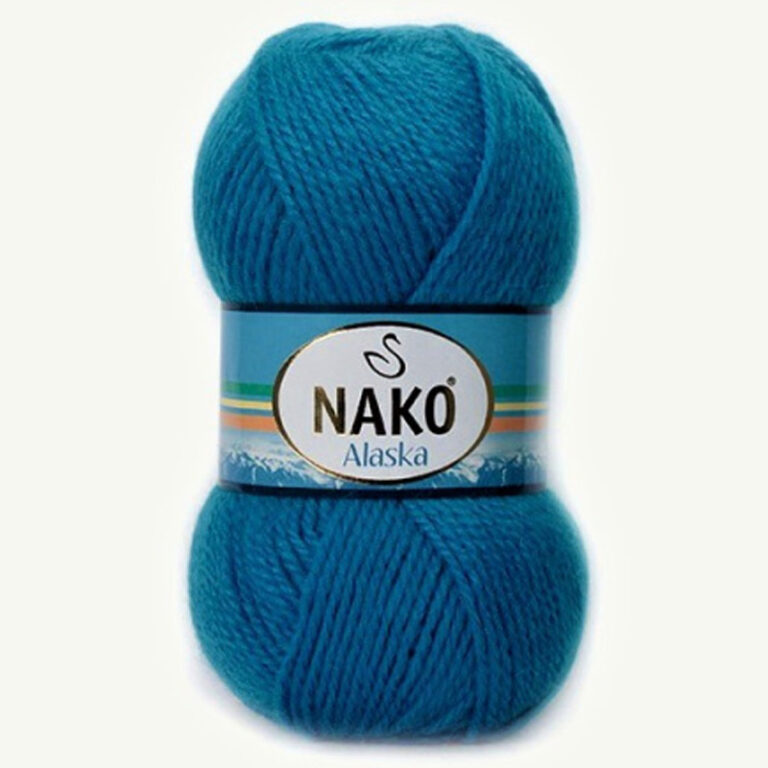 Пряжа для вязания NAKO «ALASKA» (№7118 (44)) Морская волна