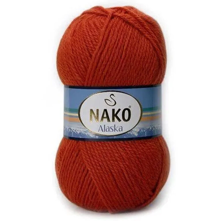 Пряжа для вязания NAKO «ALASKA» (№7119 (1885)) Красный