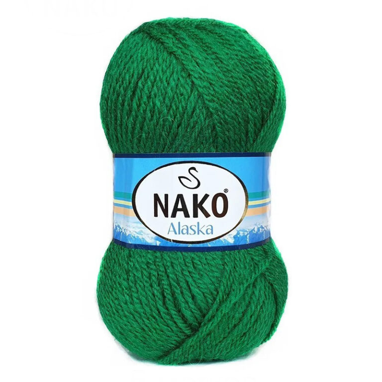 Пряжа для вязания NAKO «ALASKA» (№1118) Трава