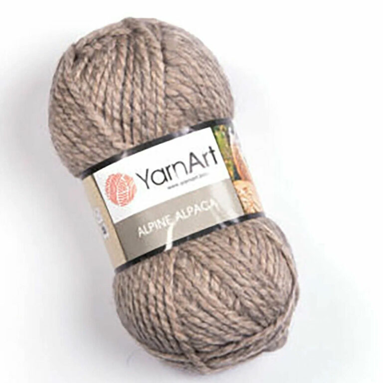 Пряжа для вязания YARNART "ALPINE ALPACA" (№432) Какао с молоком