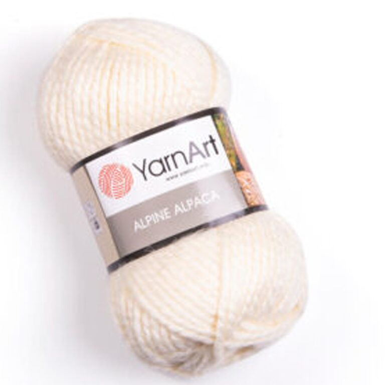 Пряжа для вязания YARNART "ALPINE ALPACA" (№433) Молочный