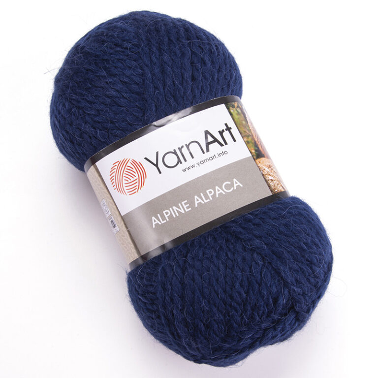 Пряжа для вязания YARNART "ALPINE ALPACA" (№437) Темно-синий