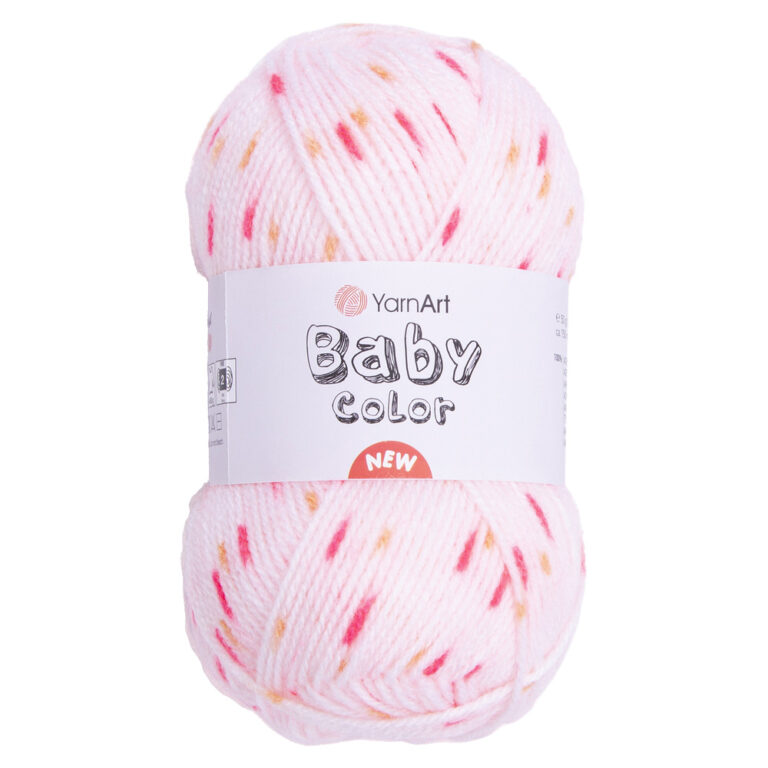 Пряжа для вязания YARNART "BABY COLOR" (№203) Бл.розовый/розовый/оранж