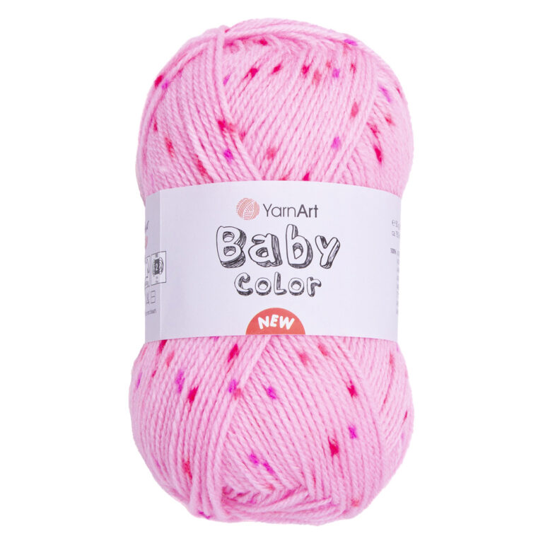 Пряжа для вязания YARNART "BABY COLOR" (№211) Ярко-розовый