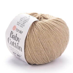 Пряжа для вязания YARNART "BABY COTTON" (№405) Бежевый