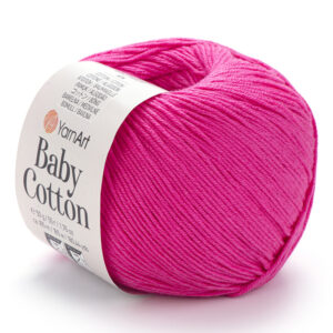 Пряжа для вязания YARNART "BABY COTTON" (№422) Фуксия