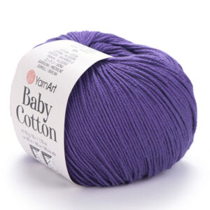 Пряжа для вязания YARNART "BABY COTTON" (№455) Фиалка