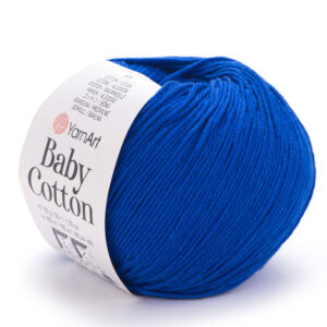Пряжа для вязания YARNART "BABY COTTON" (№456) Васильковый