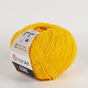 Пряжа для вязания YARNART "JEANS" (№35) Желтый