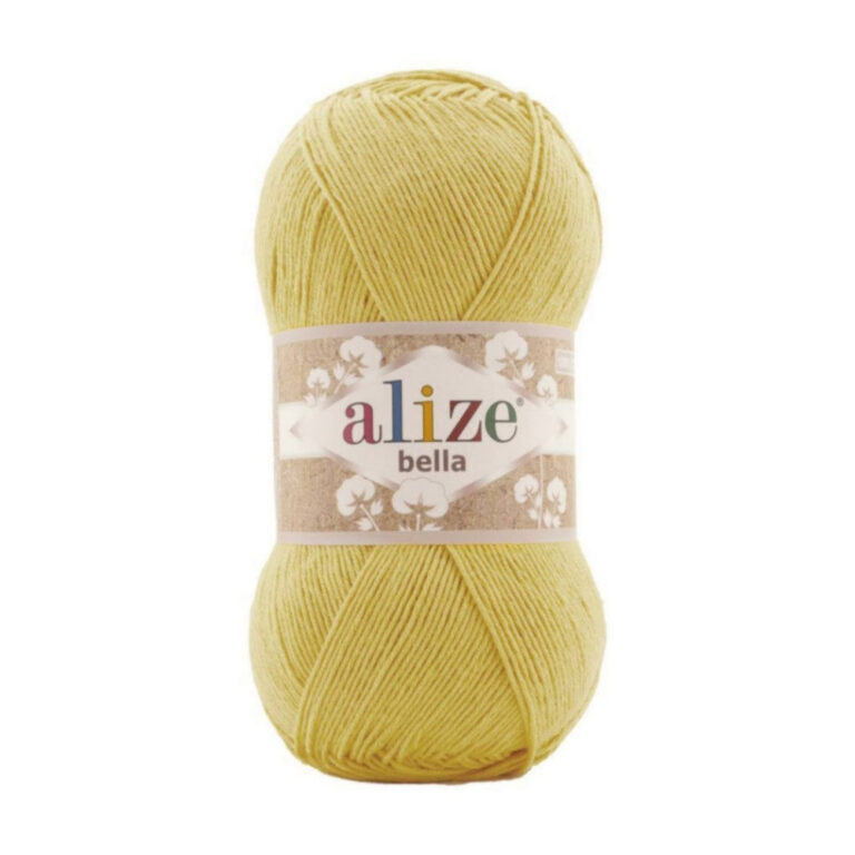 Пряжа для вязания ALIZE "BELLA 100" (№110) Лимонный