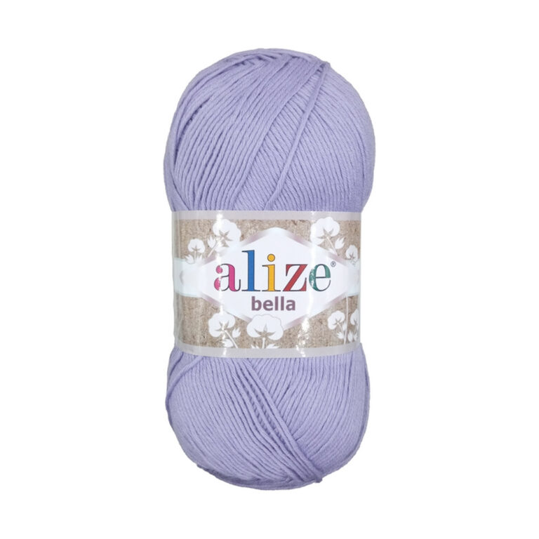 Пряжа для вязания ALIZE "BELLA 100" (№158) Лаванда