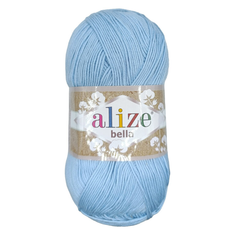 Пряжа для вязания ALIZE "BELLA 100" (№40) Голубой