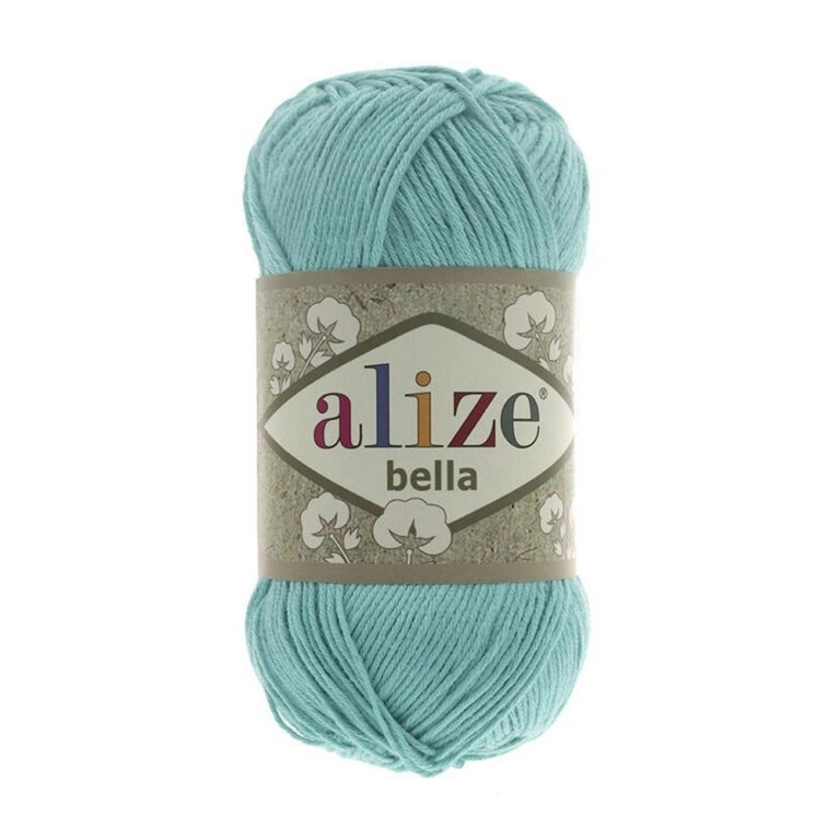 Пряжа для вязания ALIZE "BELLA 100" (№477) Бирюза