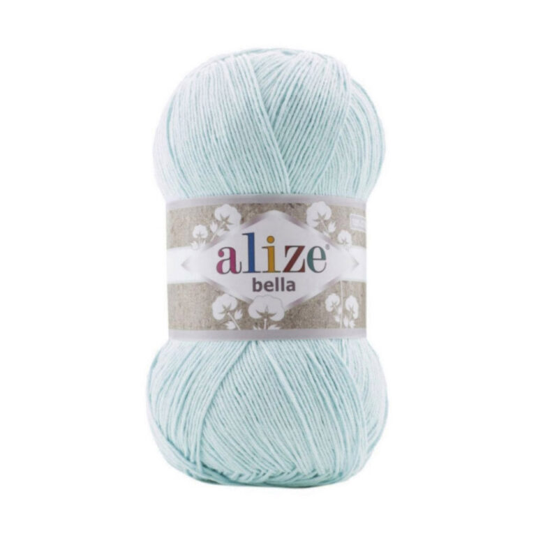 Пряжа для вязания ALIZE "BELLA 100" (№514) Зимнее небо