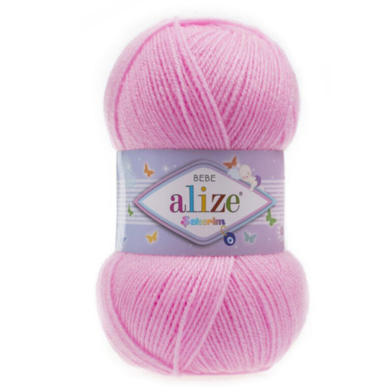 Пряжа для вязания ALIZE "SEKERIM BEBE" (№191) Розовый