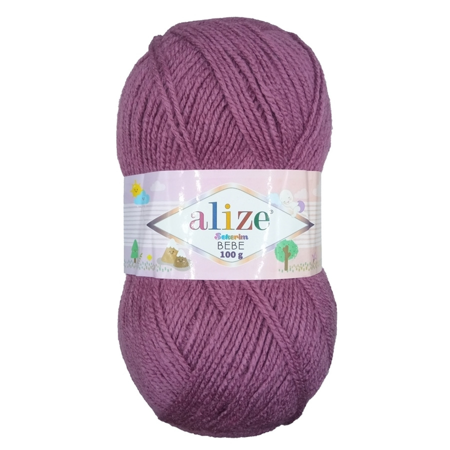 ALIZE SEKERIM BEBE 28 Пряжа для вязания ALIZE "SEKERIM BEBE" (№28) Сухая роза