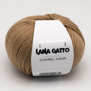 Пряжа для вязания LANA GATTO "CAMEL HAIR" (№5403) Коричневый светлый
