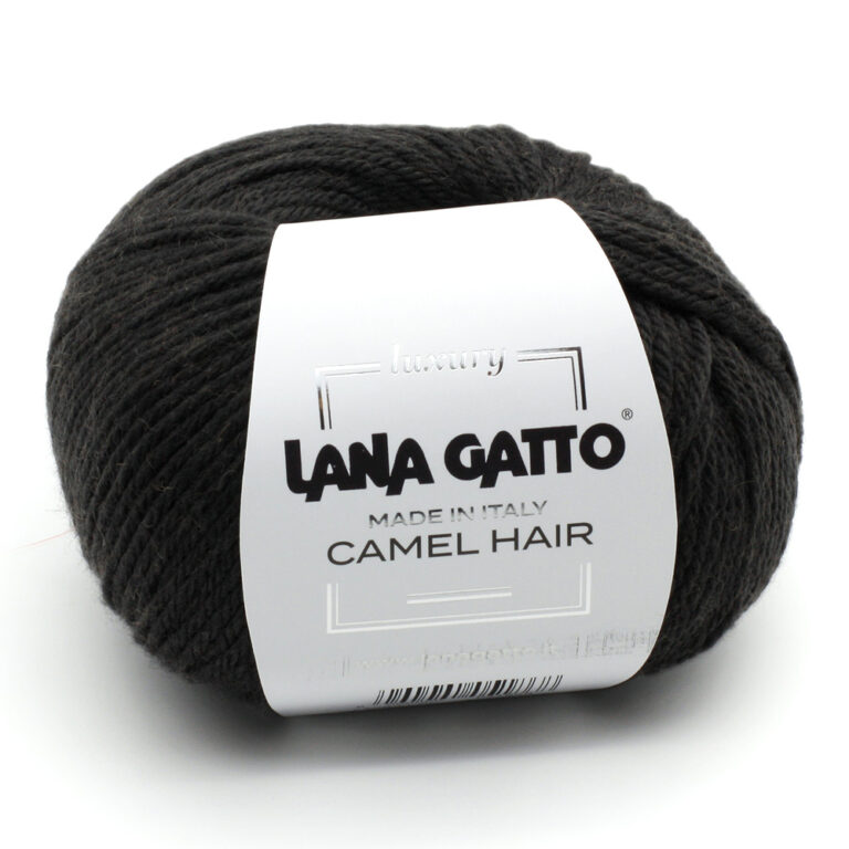 Пряжа для вязания LANA GATTO "CAMEL HAIR" (№5406) Антрацит